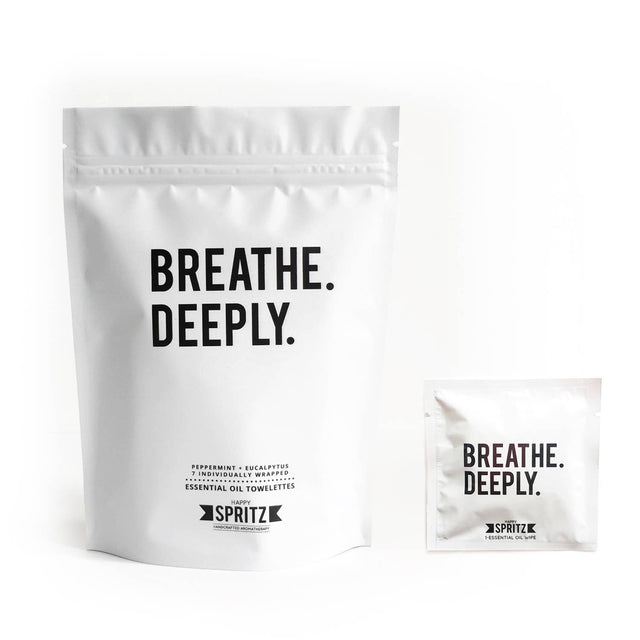Breathe Deeply Towelettes 7 Day Bag