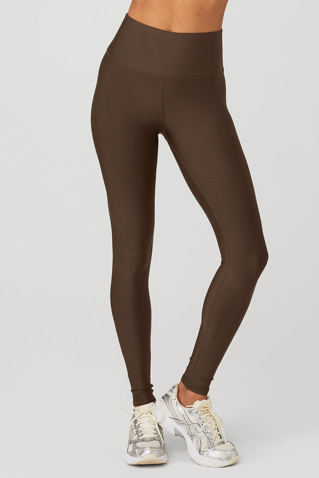 High-Waist Airlift Legging in Hot Cocoa by Alo Yoga