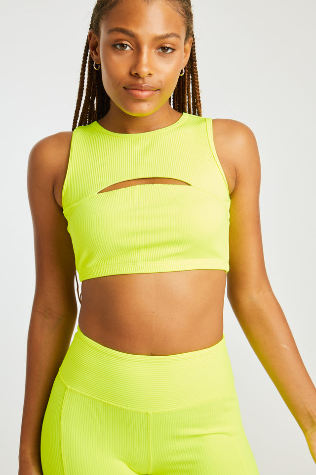 YEAR OF OURS RIBBED CUTOUT BRA